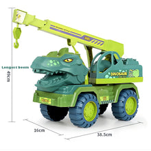 Load image into Gallery viewer, Tyrannosaurus Car Toy Dinosaurs Transport Car Carrier Truck Toy Pull Back Vehicle Toy with Dinosaur Gift for Boys Birthday
