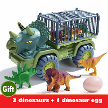 Load image into Gallery viewer, Tyrannosaurus Car Toy Dinosaurs Transport Car Carrier Truck Toy Pull Back Vehicle Toy with Dinosaur Gift for Boys Birthday
