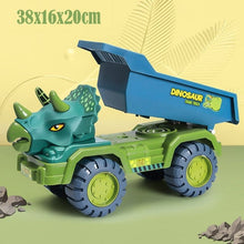 Load image into Gallery viewer, Tyrannosaurus Car Toy Dinosaurs Transport Car Carrier Truck Toy Pull Back Vehicle Toy with Dinosaur Gift for Boys Birthday
