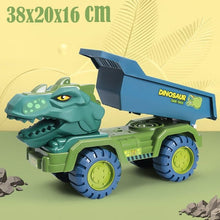 Load image into Gallery viewer, Tyrannosaurus Car Toy Dinosaurs Transport Car Carrier Truck Toy Pull Back Vehicle Toy with Dinosaur Gift for Boys Birthday
