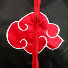 Load image into Gallery viewer, Uchiha Itachi Akatsuki Red Cloud Cloak Anime Naruto Ninja Cosplay Costume Headband Necklace Halloween Cloak Adult Child
