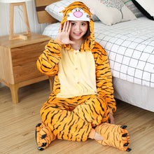 Load image into Gallery viewer, Unicorn Cat Onesies Adults Animal Stitch Totoro Onesie Women Men Couple Winter Pajamas Suit Sleepwear Costumes Homewear
