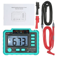 Load image into Gallery viewer, VC60B+Insulation Tester Earth Ground Impedance Resistance Tester DC250V/1000V Median Megohm Digital Insulation Resistance Meter
