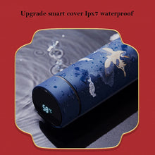 Load image into Gallery viewer, Vacuum Intelligent Thermos Water Bottle Chinese Style Temperature Display Digital Thermal Cup For Coffee Tea Preservation 500 ml
