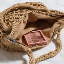 Load image into Gallery viewer, Vintage Bohemian Beach Bag for Women Summer Large Capacity Hollow Handbags Rattan Handmade Kintted Travel Shpping Totes
