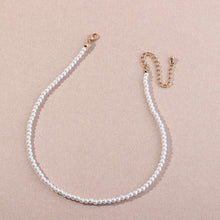Load image into Gallery viewer, Vintage Style Simple 6MM Pearl Chain Choker Necklace For Women Wedding Love Shell Pendant Necklace Fashion Jewelry Whole
