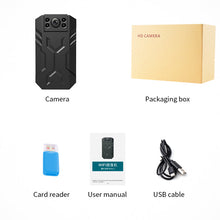 Load image into Gallery viewer, WD16 Mini 4K Hd Wifi Camera 180 Graden Recorder Met Back Clip Remote Monitoring Video Nachtzicht Camcorder
