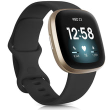 Load image into Gallery viewer, Watch Band for Fitbit Versa 3 Strap Silicone Wristband Replacement for Fitbit Sense Bracelet Correa Accessories Rose Gold Silver
