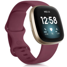 Load image into Gallery viewer, Watch Band for Fitbit Versa 3 Strap Silicone Wristband Replacement for Fitbit Sense Bracelet Correa Accessories Rose Gold Silver
