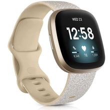 Load image into Gallery viewer, Watch Band for Fitbit Versa 3 Strap Silicone Wristband Replacement for Fitbit Sense Bracelet Correa Accessories Rose Gold Silver
