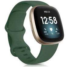Load image into Gallery viewer, Watch Band for Fitbit Versa 3 Strap Silicone Wristband Replacement for Fitbit Sense Bracelet Correa Accessories Rose Gold Silver
