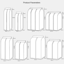 Load image into Gallery viewer, Waterproof Dustproof Clothes Large Dust Cover for Garment Suit Dress Coat Cloth Protector Hanging Organizer Wardrobe Storage Bag
