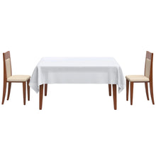 Load image into Gallery viewer, Wedding Satin Table Cloth Banquet Dining Decoration White Simple Tablecloth Birthday Party Events Outdoor Table Cover Cloth
