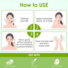 Load image into Gallery viewer, Face Jade Roller Gua Sha Scraper Massager for Neck Body Guasha Eye Massage Face Slimming Therapy Beauty Skincare Tool
