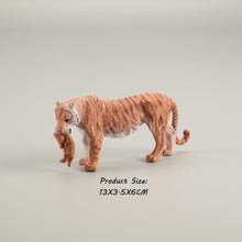 Load image into Gallery viewer, Wild animal model tiger lion leopard educational hand-painted jungle animal action figure model set
