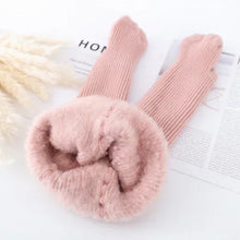 Load image into Gallery viewer, Winter Baby Girls Leggings for Children Kids Thick Warm Elastic Plus Velvet Pants Tights Solid Color Baby Infant Leggings
