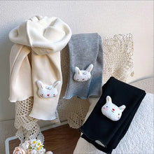 Load image into Gallery viewer, Winter Children Girl Bottoming Pant Cotton Velvet Thick Baby Girl Trousers Versatile Cartoon Rabbit Solid Infant Girl Basic Pant
