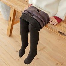 Load image into Gallery viewer, Winter Children Warm Tight For Girls Thick Velvet Pantyhose Fleece Cotton Pants Toddler Ballet Dance Long Stockings Boys Clothes
