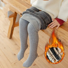 Load image into Gallery viewer, Winter Children Warm Tight For Girls Thick Velvet Pantyhose Fleece Cotton Pants Toddler Ballet Dance Long Stockings Boys Clothes
