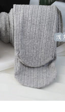 Load image into Gallery viewer, Winter New Knitted Twist Tights for Women Girls Cotton Striped Warm Pantyhose Autumn Full Foot Tights Footless
