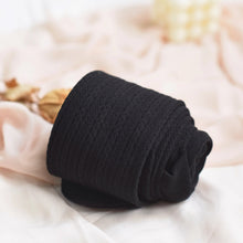 Load image into Gallery viewer, Winter New Knitted Twist Tights for Women Girls Cotton Striped Warm Pantyhose Autumn Full Foot Tights Footless
