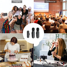 Load image into Gallery viewer, Wireless HD Radio Live Microphone K61 Dual Mic 20 Meters for Mobile Phone Tiktok, Short Video Recording
