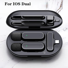 Load image into Gallery viewer, Wireless Lapel Microphone Micro Telephone Portable Charging Box Mic Wireless Microphone For Mobile Cell Phone Android Iphone
