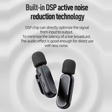 Load image into Gallery viewer, Wireless Lapel Microphone Micro Telephone Portable Charging Box Mic Wireless Microphone For Mobile Cell Phone Android Iphone

