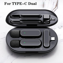 Load image into Gallery viewer, Wireless Lapel Microphone Micro Telephone Portable Charging Box Mic Wireless Microphone For Mobile Cell Phone Android Iphone
