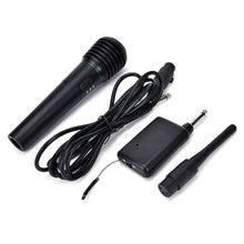 Load image into Gallery viewer, Wireless Microphone Wired Microphone 2-in-1 for Karaoke Bluetooth Speaker Audio Amplifier Metal Mesh Head Handheld Dynamic MIC
