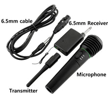 Load image into Gallery viewer, Wireless Microphone Wired Microphone 2-in-1 for Karaoke Bluetooth Speaker Audio Amplifier Metal Mesh Head Handheld Dynamic MIC
