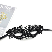 Load image into Gallery viewer, Hollow Lace Masquerade Face Mask Sexy Cosplay Prom Party Props Costume Halloween Masquerade Mask Nightclub Queen Eye Mask
