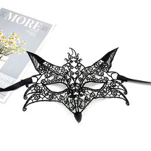 Load image into Gallery viewer, Hollow Lace Masquerade Face Mask Sexy Cosplay Prom Party Props Costume Halloween Masquerade Mask Nightclub Queen Eye Mask
