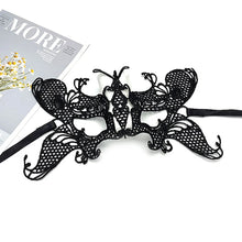 Load image into Gallery viewer, Hollow Lace Masquerade Face Mask Sexy Cosplay Prom Party Props Costume Halloween Masquerade Mask Nightclub Queen Eye Mask
