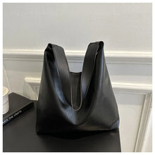 Load image into Gallery viewer, Ladies Handbag Bucket New Trend Ladies Soft Leather Shoulder Bag
