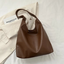 Load image into Gallery viewer, Ladies Handbag Bucket New Trend Ladies Soft Leather Shoulder Bag
