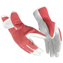 Load image into Gallery viewer, Womens Leather Gardening Gloves Work gloves for Rose Pruning Weeding Digging Yard Garden
