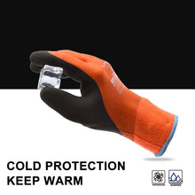 Load image into Gallery viewer, Wonder Grip Thicken Garden Working Gloves Coldproof Work Gloves Double Layer Latex Coated Protection Gardening Gloves
