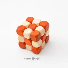 Load image into Gallery viewer, Wooden Kong Ming Lock Lu Ban Lock Brain Teaser Educational Toy for Kids Children  3D Puzzles Game Unlock Toys Adult
