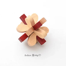 Load image into Gallery viewer, Wooden Kong Ming Lock Lu Ban Lock Brain Teaser Educational Toy for Kids Children  3D Puzzles Game Unlock Toys Adult
