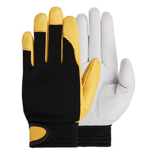 Load image into Gallery viewer, Work gloves leather workers work welding safety protection garden sports motorcycle driver wear-resistant gloves
