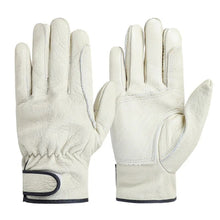 Load image into Gallery viewer, Work gloves leather workers work welding safety protection garden sports motorcycle driver wear-resistant gloves
