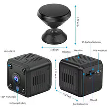 Load image into Gallery viewer, X6 Mini Wifi Ip Camera Hd 1080P Wireless Security Surveillance Micro Cam Nachtzicht Smart Home Sport Monitor Gebouwd-In Batterij
