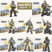 Load image into Gallery viewer, XJ960/822 Call of Military Duty Building Blocks 1:35 SWAT Soliders Figures Army Weapons Guns Sets Model Dolls Bricks Toy for Boy
