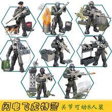 Load image into Gallery viewer, XJ960/822 Call of Military Duty Building Blocks 1:35 SWAT Soliders Figures Army Weapons Guns Sets Model Dolls Bricks Toy for Boy
