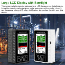 Load image into Gallery viewer, XR1 Pro Geiger Counter Nuclear Radiation Detector Dosimeter Portable Handheld Beta Gamma X-ray Radiation Monitor With Backlight
