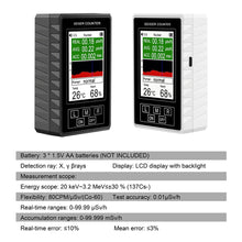Load image into Gallery viewer, XR1 Pro Geiger Counter Nuclear Radiation Detector Dosimeter Portable Handheld Beta Gamma X-ray Radiation Monitor With Backlight
