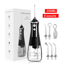 Load image into Gallery viewer, Oral Irrigator USB Rechargeable Water Floss Portable Dental Water Flosser Jet 300ml Irrigator Dental Teeth Cleane 0ral irrigator
