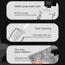 Load image into Gallery viewer, Oral Irrigator USB Rechargeable Water Floss Portable Dental Water Flosser Jet 300ml Irrigator Dental Teeth Cleane 0ral irrigator
