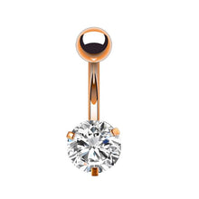 Load image into Gallery viewer, 1pc Women Beauty Belly Navel Piercing Ring Surgical Steel Rhinestone Sexy Navel Button Rings Body Jewelry Pendientes 14G Earring
